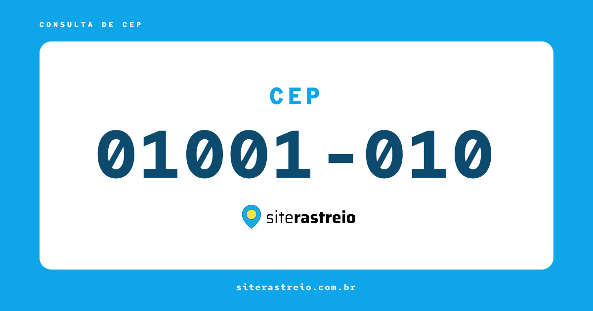 01001010 | CEP 01001-010 é de onde? Endereço e todas informações