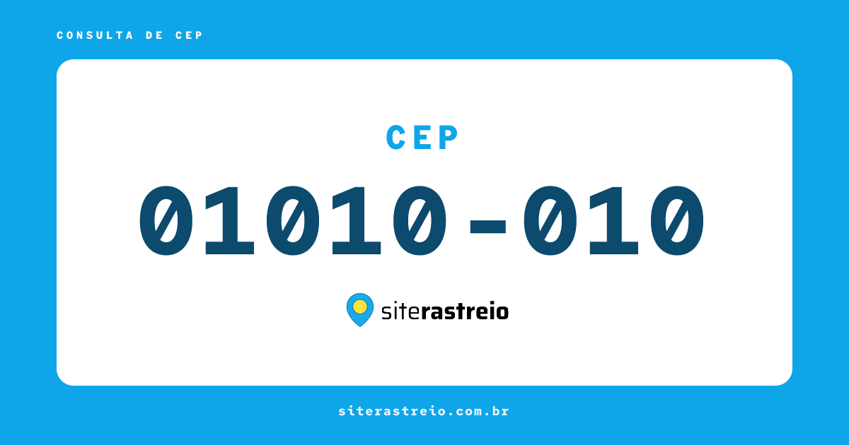 01010010 | CEP 01010-010 é de onde? Endereço e todas informações