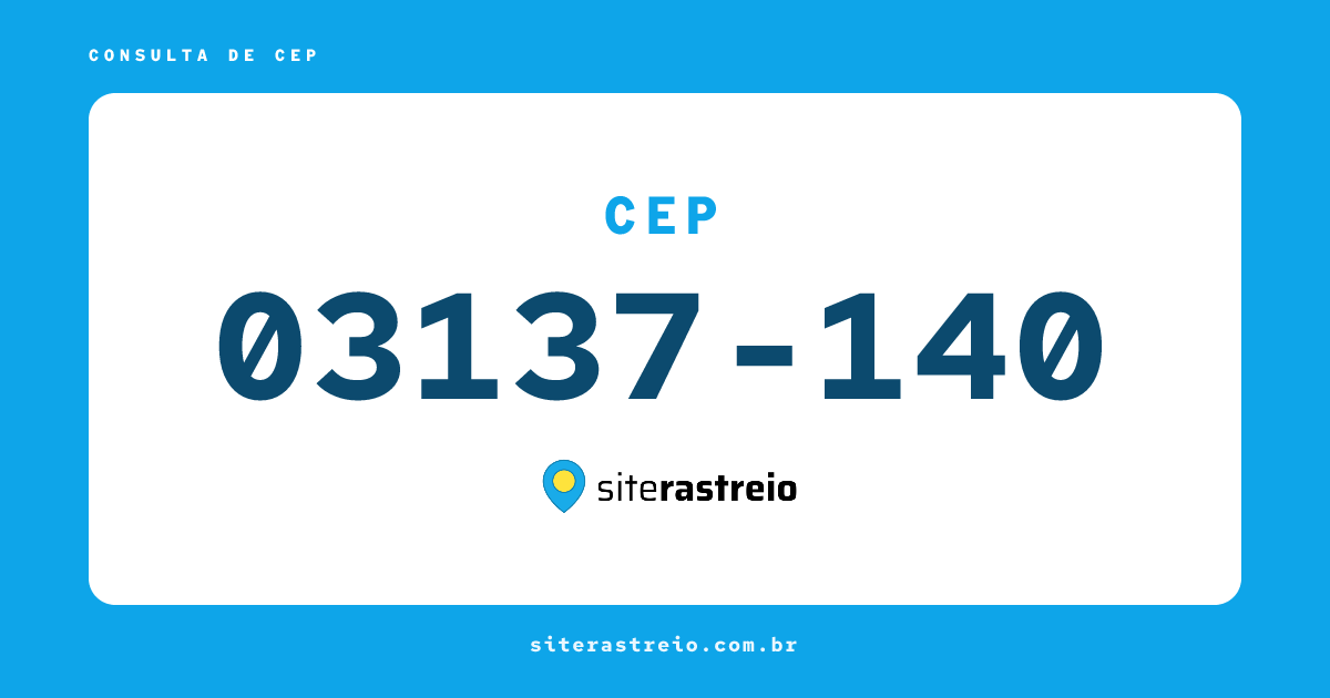 03137140 | CEP 03137-140 é de onde? Endereço e todas informações