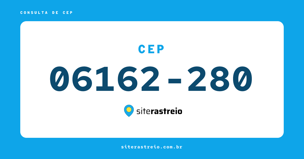 06162280 | CEP 06162-280 é de onde? Endereço e todas informações
