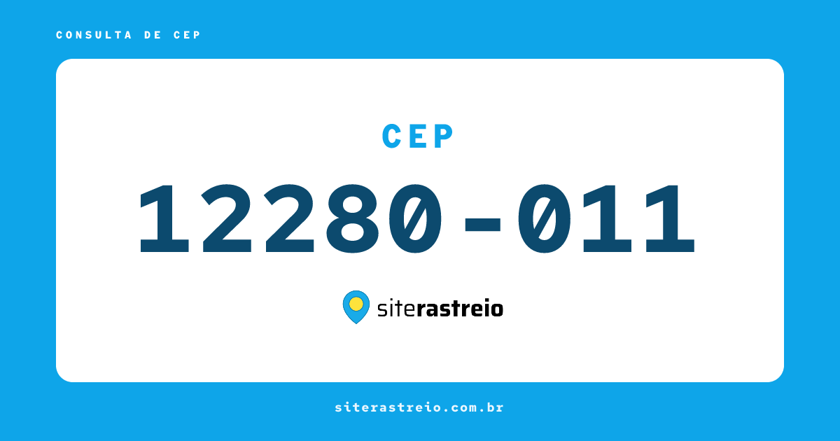 12280011 | CEP 12280-011 é de onde? Endereço e todas informações