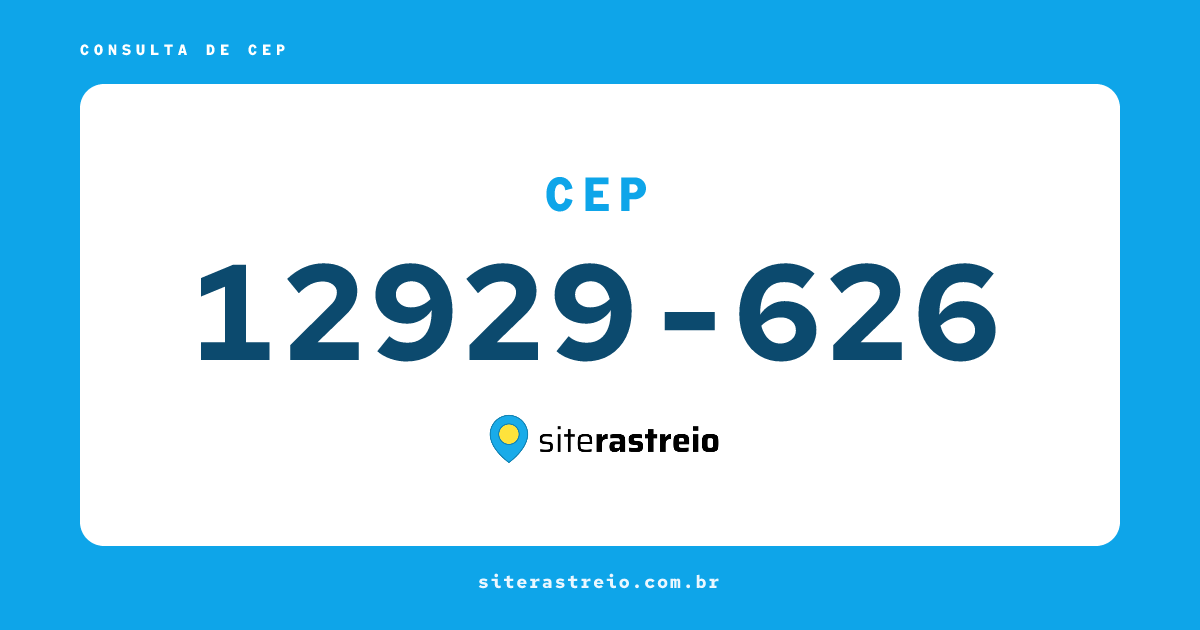 12929626 | CEP 12929-626 é de onde? Endereço e todas informações