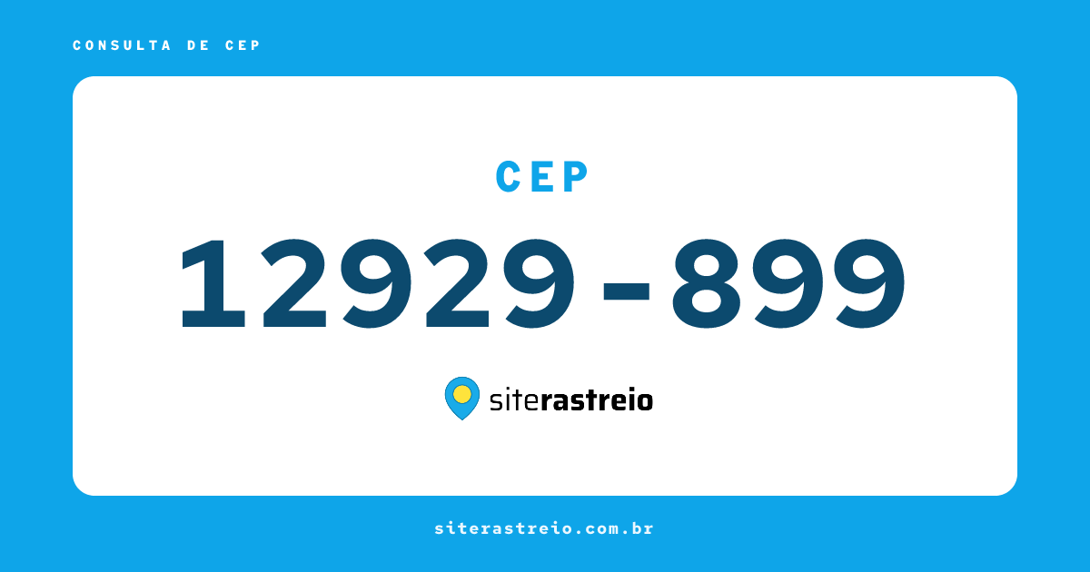 12929899 | CEP 12929-899 é de onde? Endereço e todas informações