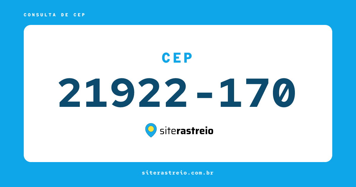 21922170 | CEP 21922-170 é de onde? Endereço e todas informações