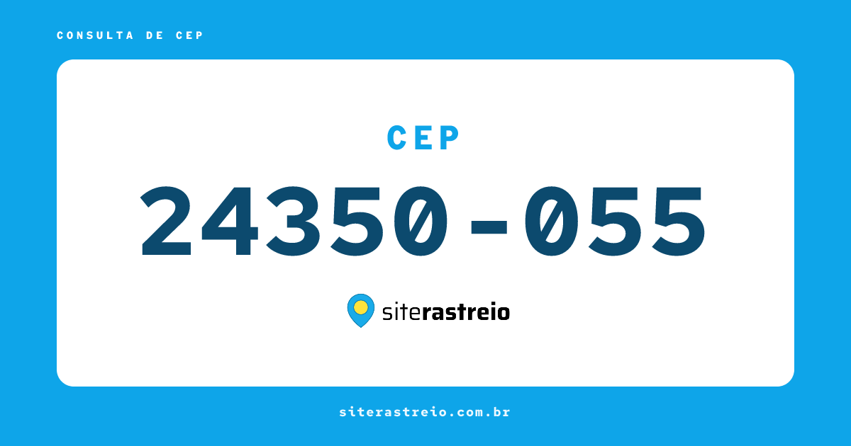 24350055 | CEP 24350-055 é de onde? Endereço e todas informações