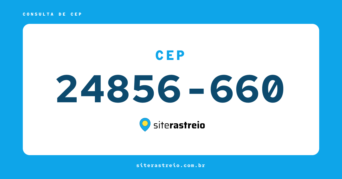 24856660 | CEP 24856-660 é de onde? Endereço e todas informações