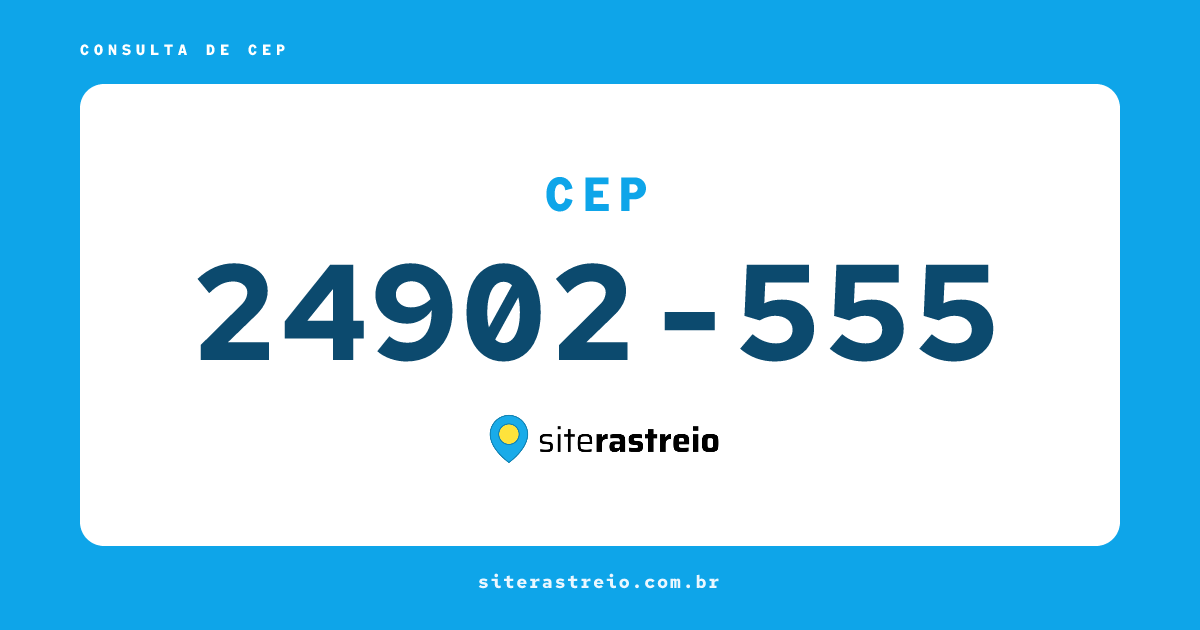 24902555 | CEP 24902-555 é de onde? Endereço e todas informações