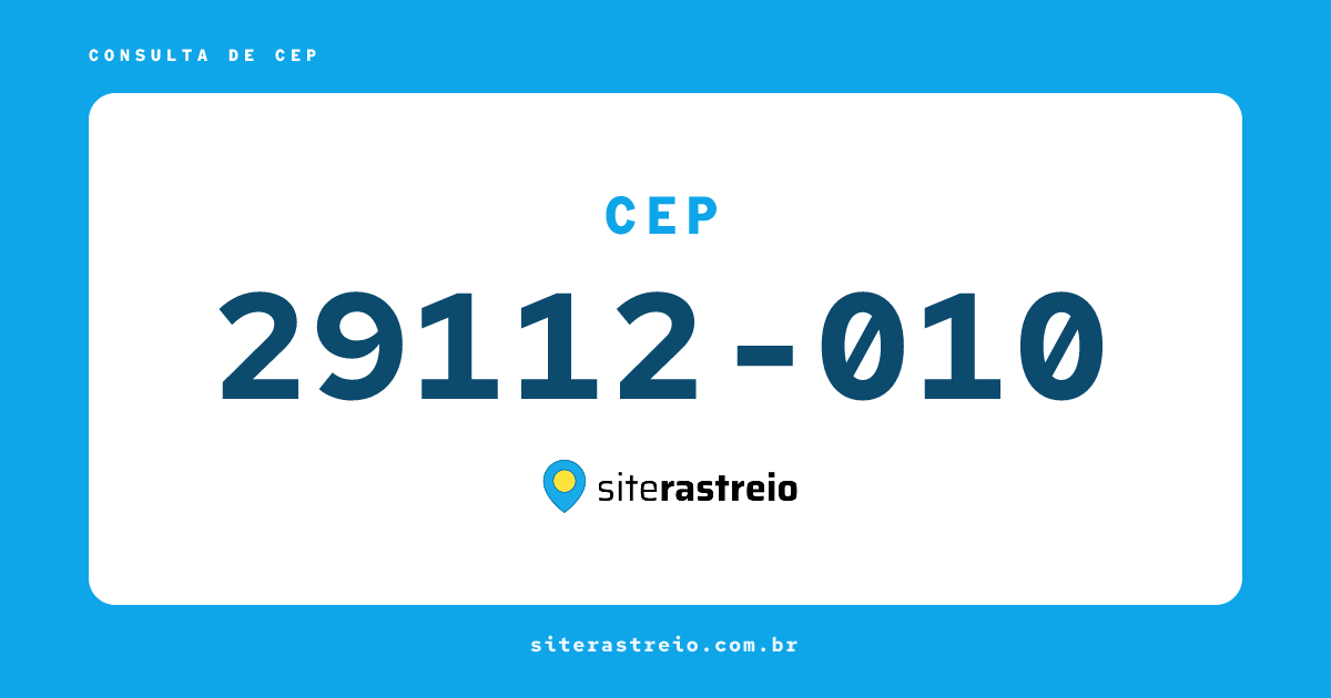 29112010 | CEP 29112-010 é de onde? Endereço e todas informações