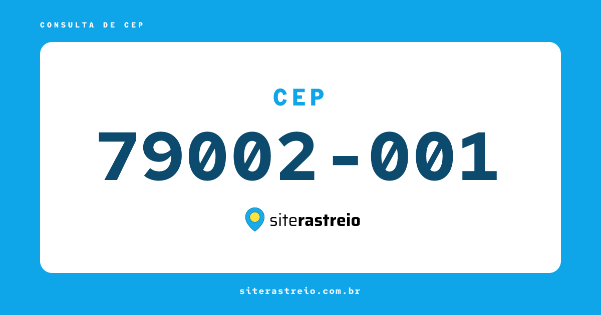 79002001 | CEP 79002-001 é de onde? Endereço e todas informações